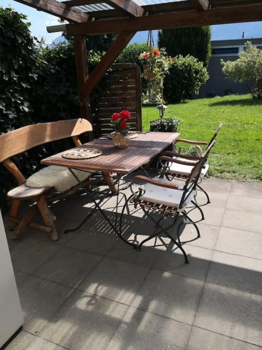 Garten-Wohnung Eschen Exterior foto